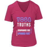 Yoga Truths - Funny Yogi Novelty Tees - Fart Joke Shirt - Womens Plus Size Up To 4X