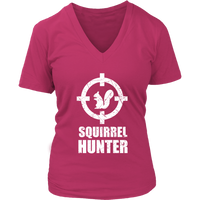 Squirrel Hunter T-Shirt - Funny Hunting Tshirt - Animal Tee - Womens Plus Size Up To 4X