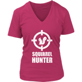 Squirrel Hunter T-Shirt - Funny Hunting Tshirt - Animal Tee - Womens Plus Size Up To 4X