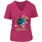 Earth Day Everyday Tee - Save Endangered Animals Tshirt - Womens Plus Size Up To 4X