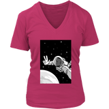 Astronaut Space Selfie T-Shirt - Funny Science Tee - Womens Plus Size Up To 4X