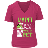 My Pet Can Eat Your Pet - Exotic Animal Pet Owner Tee - Womens Plus Size Up To 4X