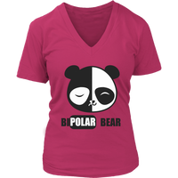 Bipolar Panda Bear Tshirt - Manic Depressive Personality - Womens Plus Size Up To 4X