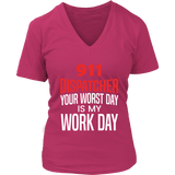 911 Dispatcher T-Shirt - Emergency Worker Tshirt - Funny Tee - Womens Plus Size Up To 4X