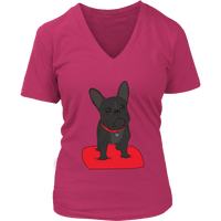 Puppy Dog Eyes T-Shirt - Cute Pug Tee Shirt - Love Dogs - Womens Plus Size up to 4X