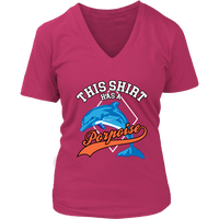 This Shirt Has A Porpoise - Marine Animals Tee - Save Whales - Womens Plus Size Up To 4X