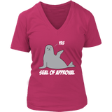 Seal of Approval Funny Graphic Shirt - Marine Animal Tees - Womens Plus Size Up To 4X