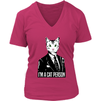 Cat Person - Cat Lover T-Shirt - Witty Graphic Tee - Cats - Womens Plus Size Up To 4X