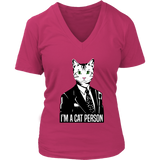 Cat Person - Cat Lover T-Shirt - Witty Graphic Tee - Cats - Womens Plus Size Up To 4X