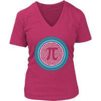 PI Shield T-shirt - Math Novelty Tee - Pi Day Parade T Shirt - Womens Plus Size Up To 4X