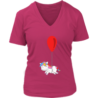 Balloonicorn T-Shirt - Unicorn Balloon Birthday Tshirt - Womens Plus Size up to 4X