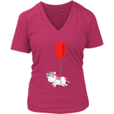 Balloonicorn T-Shirt - Unicorn Balloon Birthday Tshirt - Womens Plus Size up to 4X