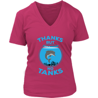 Free Dolphins T-Shirt - Animal Advocates Tshirt - Save Sea Animals - Womens Plus Size Up To 4X