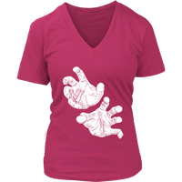 Scary Hands Halloween T-Shirt - Halloween Costume Shirt - Womens Plus Size Up To 4X