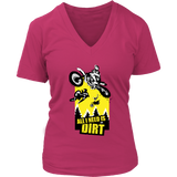 All I Need is Dirt Biking Tshirt - Motocross Bike Biker Race - Womens Plus Size Up To 4X