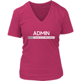 Admin Master of My Own Domain Shirt - Administrative Officer - Womens Plus Size Up To 4X