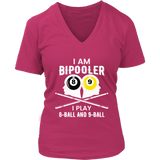 Bipolar Bipooler Pool Player Tshirt - Pool Billiards Tee - Womens Plus Size Up To 4X