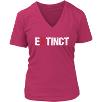 End Extinction Tee - Extinct T-Shirt - Animal Awareness - Womens Plus Size Up To 4X