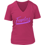 Fearless T-Shirt - Inspirational Shirts - Womens Novelty Tshirt - Plus Size Up To 4X