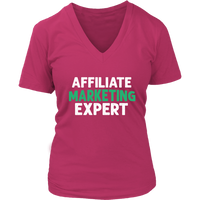 Affiliate Marketing Expert Tshirt - Sell Online - Marketer - Womens Plus Size Up To 4X