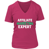 Affiliate Marketing Expert Tshirt - Sell Online - Marketer - Womens Plus Size Up To 4X