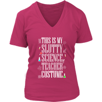 Halloween Costume T-Shirt - Funny Tee - Slutty Scientist T - Womens Plus Size Up To 4X