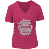 Awesome Personal Trainer Tshirt - Fitness Workout Motivation Tee - Womens Plus Size Up To 4X