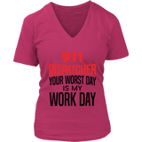 911 Dispatcher T-Shirt - Emergency Worker Tshirt - Funny Tee Shirt - Womens Plus Size Up To 4X