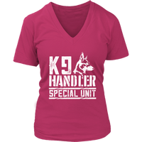 K9 Handler Special Police Unit T-Shirt - Dog Lover Tee - Womens Plus Size Up To 4X