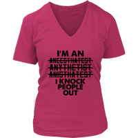 Anesthesia Doctor T-Shirt Anesthesiologist Knock Out Tshirt - Womens Plus Size Up To 4X