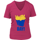 Fry Day Shirt - Fast Food Tee Shirt - French Fries T-Shirt - Womens Plus Size Up To 4X