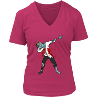 Halloween Scary Dabbing Zombie T-Shirt - Zombies Dab Tee - Womens Plus Size up to 4X