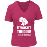 Inappropriate Fart Shirt - Dog Joke Graphic Shirt - Animal - Womens Plus Size Up To 4X