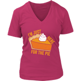 Autumn Pumpkin Pie Tshirt - Thanksgiving Holiday Food Tee - Womens Plus Size Up To 4X