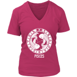 Pisces Zodiac Sign T-Shirt - February & March Birthday Shirt - Womens Plus Size Up To 4X