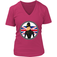 British Bobby Policeman Tshirt - UK English Police Officer - Womens Plus Size Up To 4x