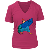 Dabbing Chicken T-Shirt - Funny Rooster Dab T Shirt - Womens Plus Size up to 4X