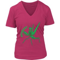 Atheist Praying Mantis Pun Tshirt - Atheism Humor Tee - Womens Plus Size Up To 4X