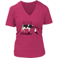 Cow and Milk - Funny Parody T-Shirt - Movie Quote Tshirt - Womens Plus Size up to 4X