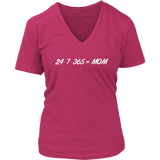 Womens Mothers Day 247 T Shirt - Moms 24/7 T-Shirt