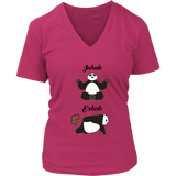 Inhale Exhale T-Shirt - Farting Panda T Shirt - Yoga Tee - Womens Plus Size up to 4X