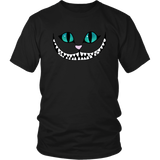 Cheshire Cat Face T-Shirt - Smiling Cat Tee - Wonderland Mad Here