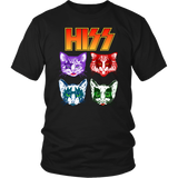 Funny Cat Men's TShirt - Hiss for Kiss T-Shirt - Kitty Tee