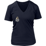 Pug Pocket T-Shirt - Dog Tee Shirt - Pug Puppy Tshirt - Womens Plus Size Up To 4X