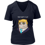 Trumpy Cat T-Shirt - Funny Political Tee - Trump Tshirt - Womens Plus Size up to 4X