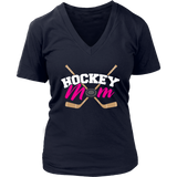 Hockey Ice Game Shirt for Cheer Mom Tshirt - Mother's Day T-Shirt - Womens Plus Size Up To 4X