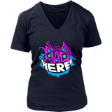 We're All Mad Here Abstract Grinning Wonderland Cat T-Shirt - Womens Plus Size Up To 4X