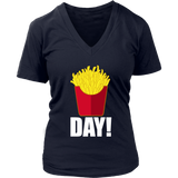 French Fries Day T-Shirt - Friday - Fast Food Party Tshirt - Womens Plus Size up to 4X