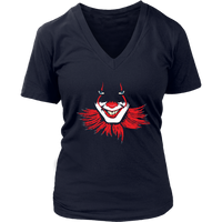 Halloween Clown T-Shirt - Scary Creepy Smiling Clown Tee Shirt - Frightening