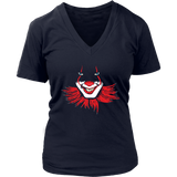 Halloween Clown T-Shirt - Scary Creepy Smiling Clown Tee Shirt - Frightening